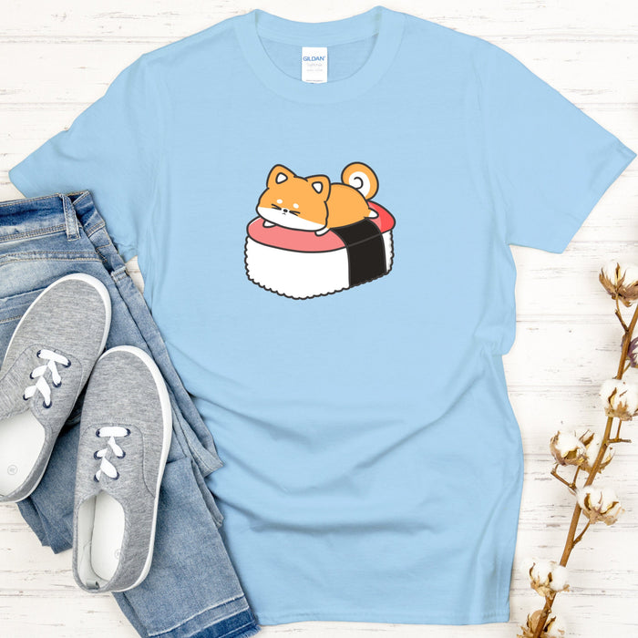 Puppy on Sushi Bed T-Shirt