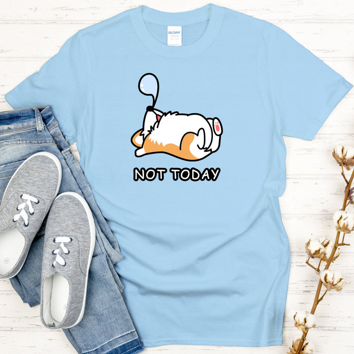"Not Today" Snoozing Dog T-Shirt