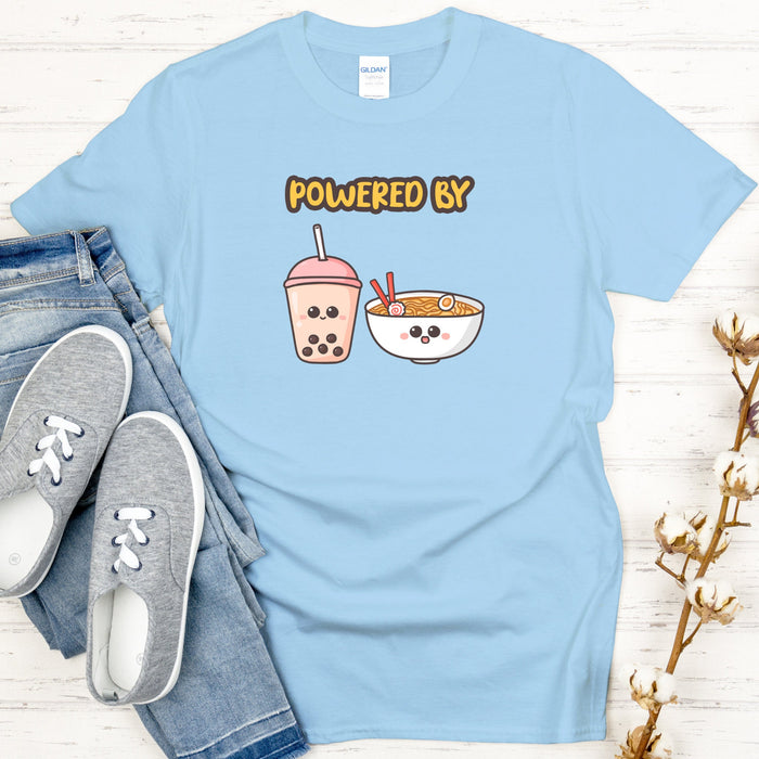 Powered by Boba and Ramen T-Shirt