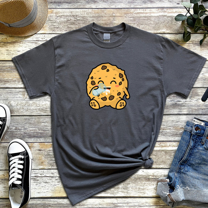 Cookie Drinking Milk T-Shirt