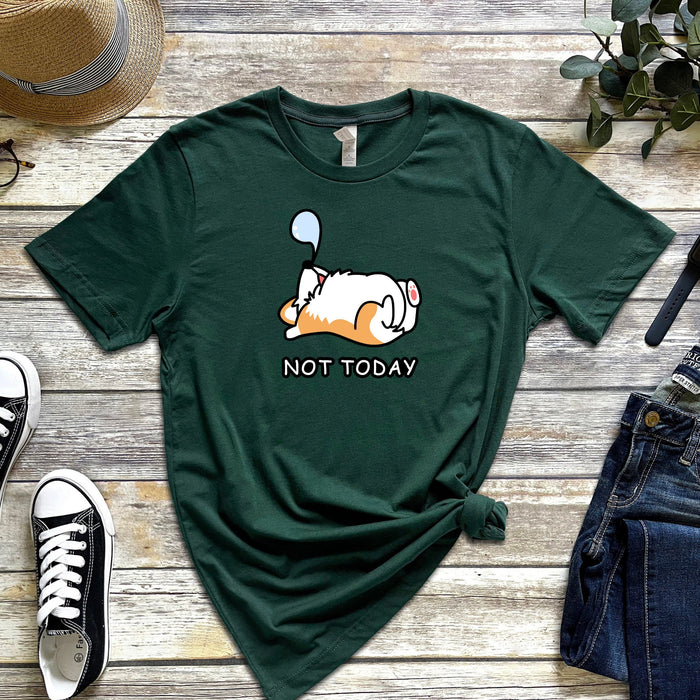 "Not Today" Snoozing Dog T-Shirt