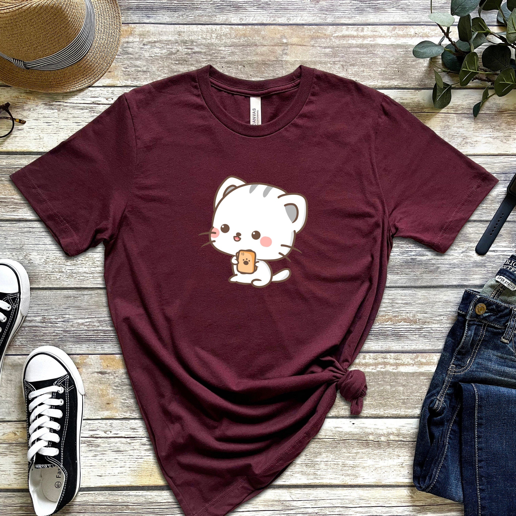 Cat Playing Cards T-Shirt