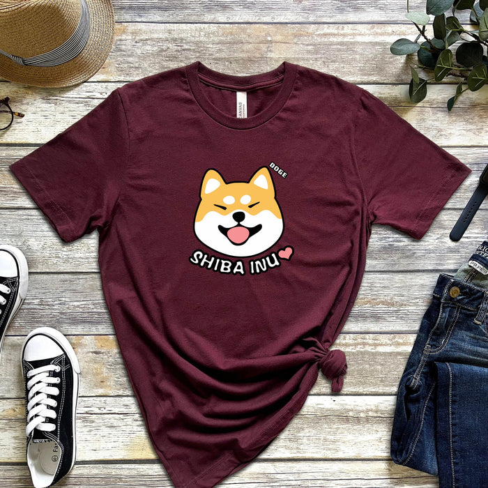 Doge Shiba Inu Face T-Shirt