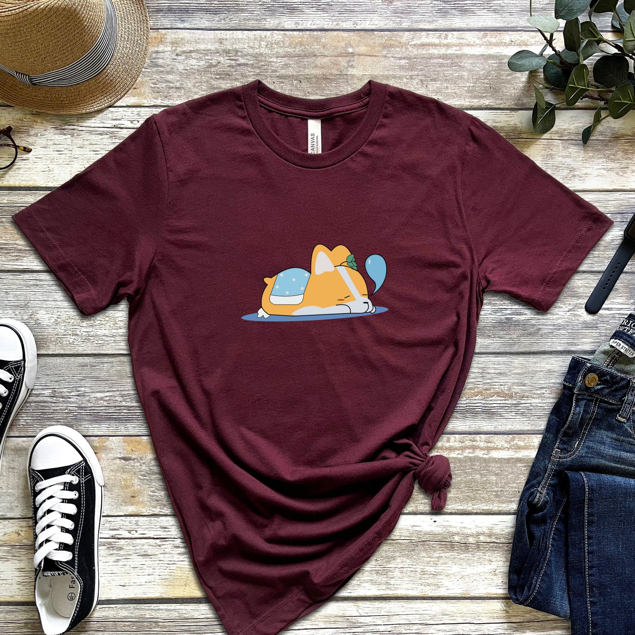Snoozing Puppy Nap T-shirt