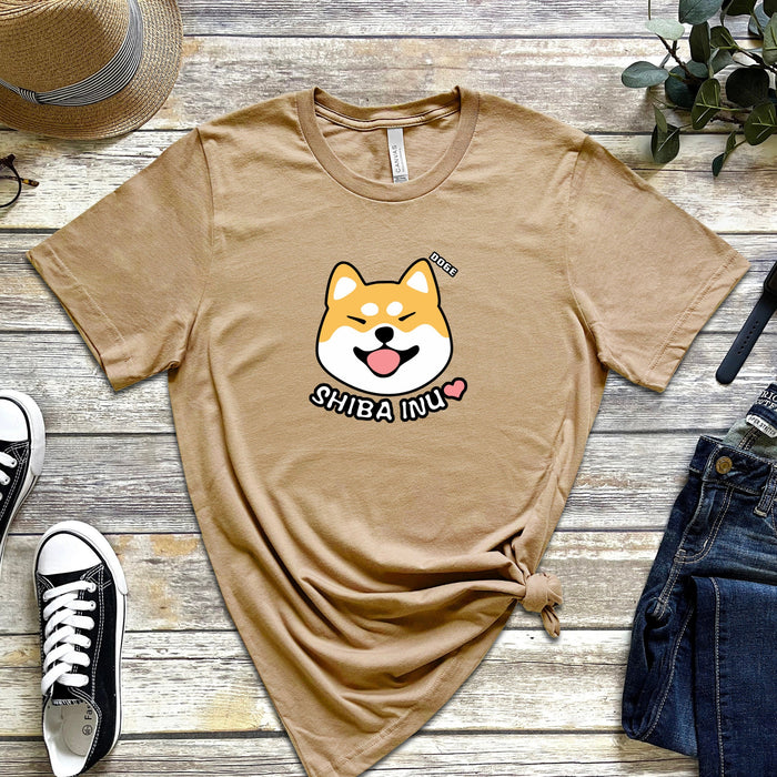 Doge Shiba Inu Face T-Shirt