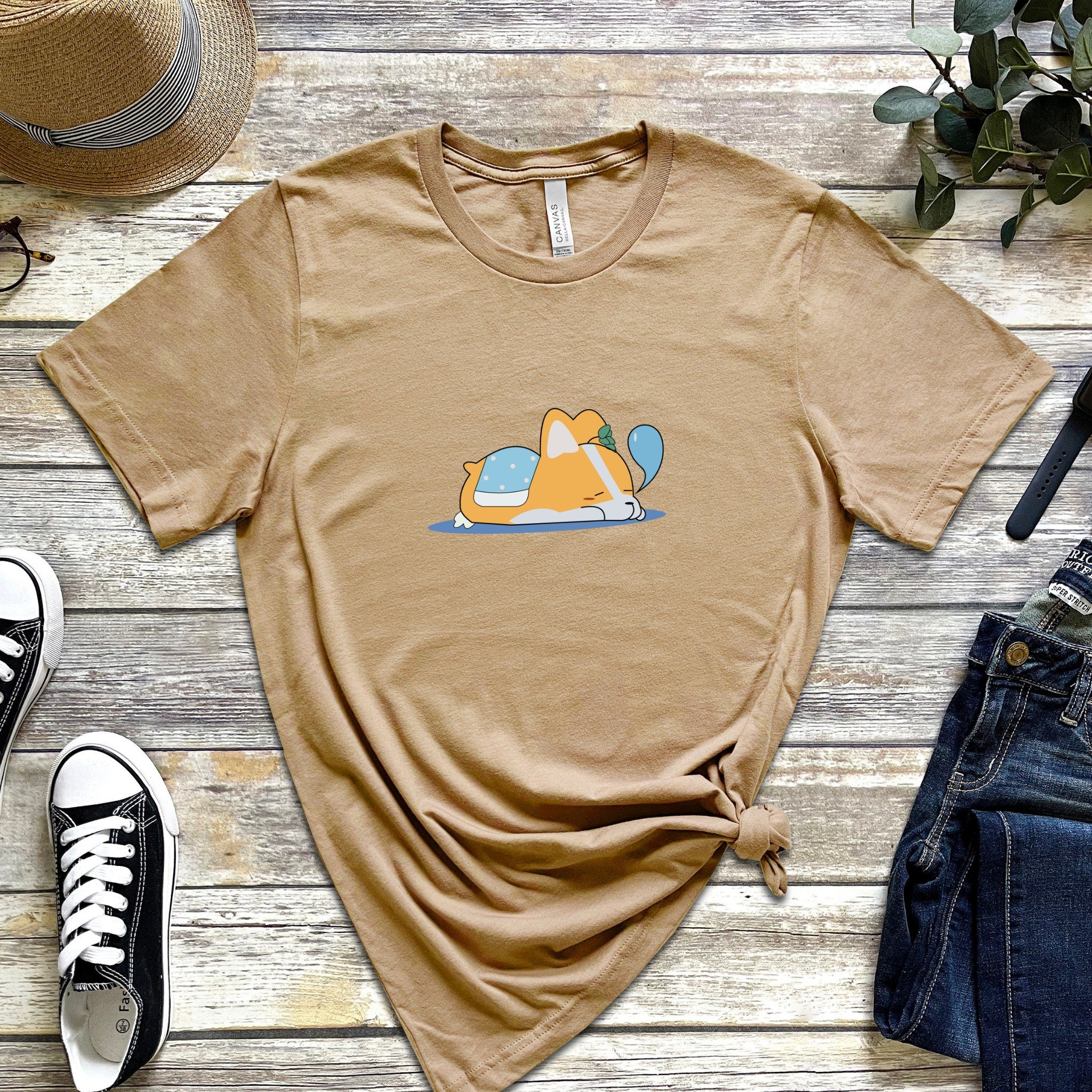 Snoozing Puppy Nap T-shirt