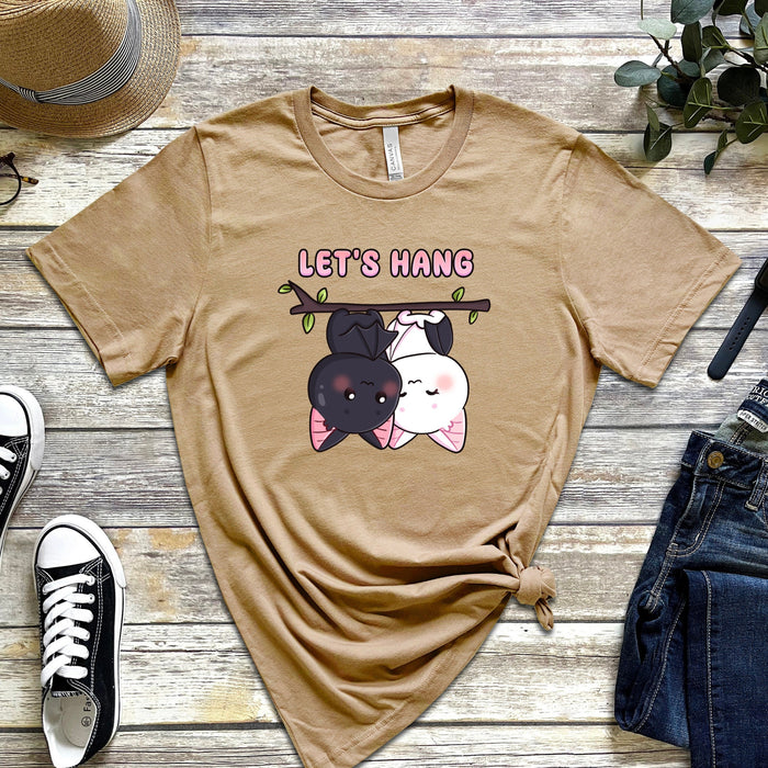 Bat Couple "Let's Hang"T-Shirt