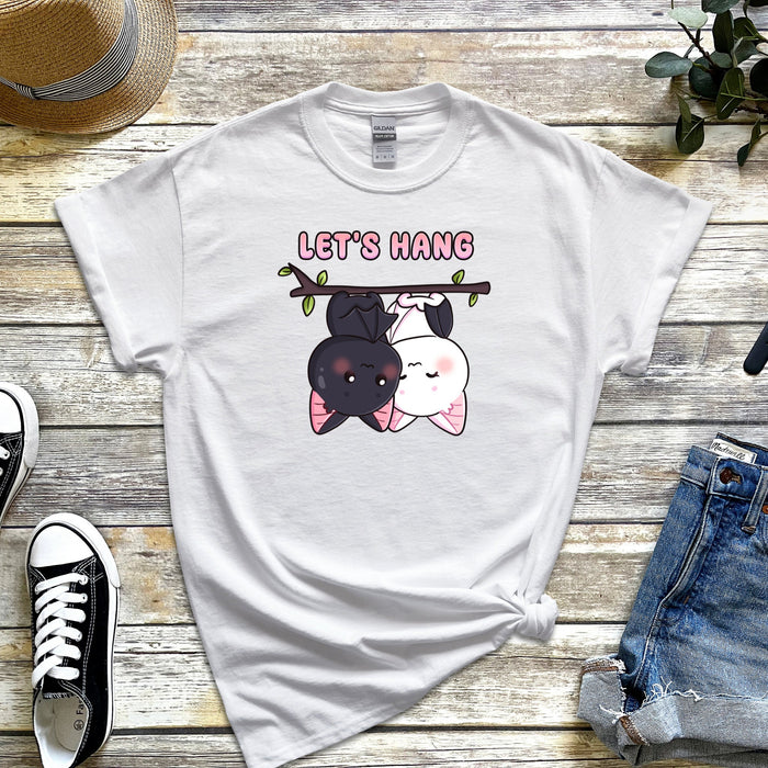 Bat Couple "Let's Hang"T-Shirt