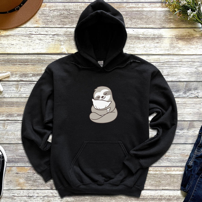 Sloth Hugging Pillow Hoodie