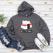 a sweatshirt with a cat and sushi on it