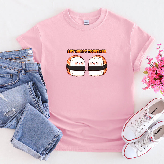 Sushi Couple "Soy Happy Together" T-Shirt