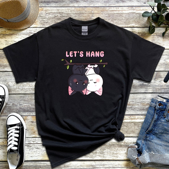 Bat Couple "Let's Hang"T-Shirt