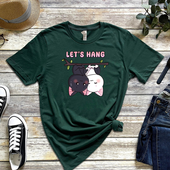 Bat Couple "Let's Hang"T-Shirt