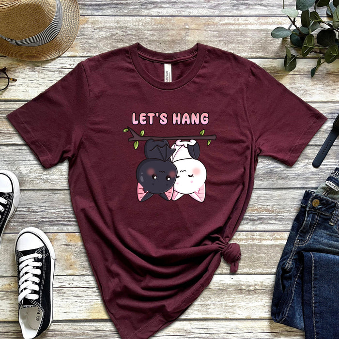 Bat Couple "Let's Hang"T-Shirt