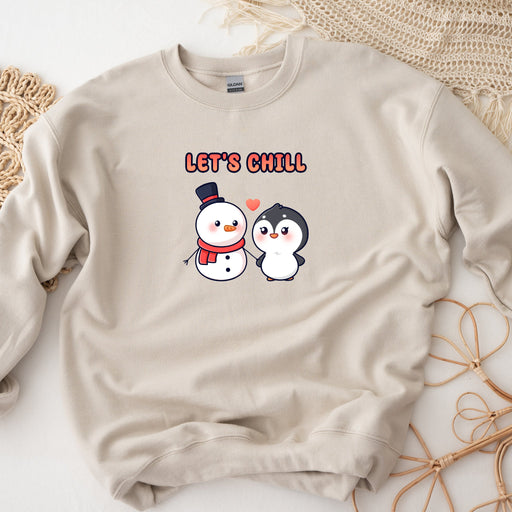 a sweater with a penguin and penguin on it