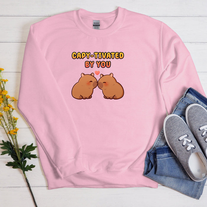 a pink sweatshirt with two cats saying copy - tattered by you