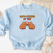 a blue sweatshirt with two bears saying copy - twited by you