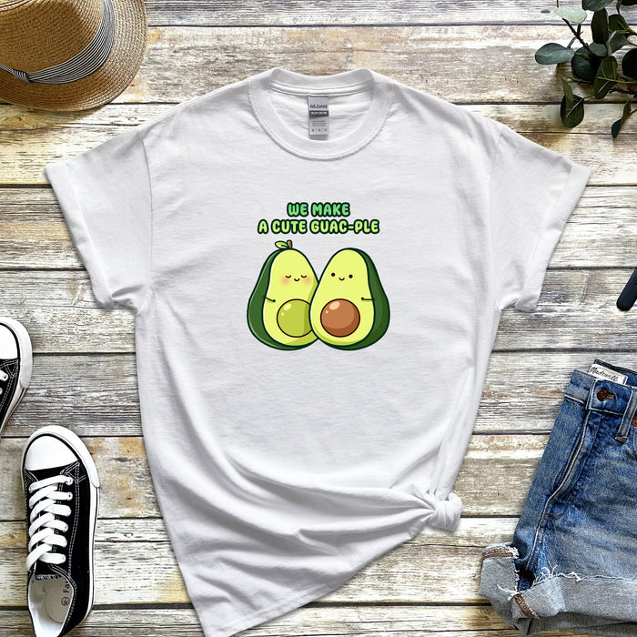 Avocado Couple "We Make a Cute Guac-ple" T-Shirt