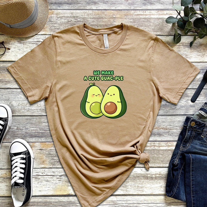 Avocado Couple "We Make a Cute Guac-ple" T-Shirt