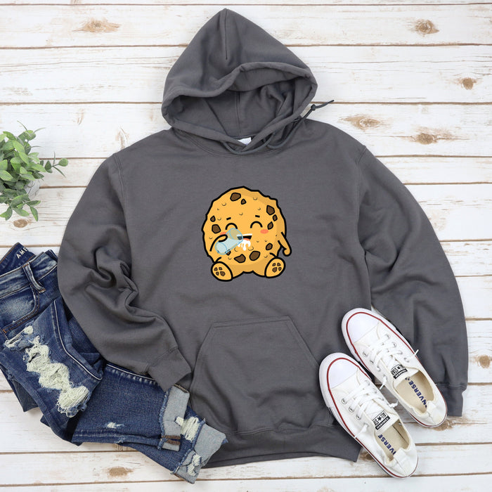 a hoodie with a picture of a teddy bear on it