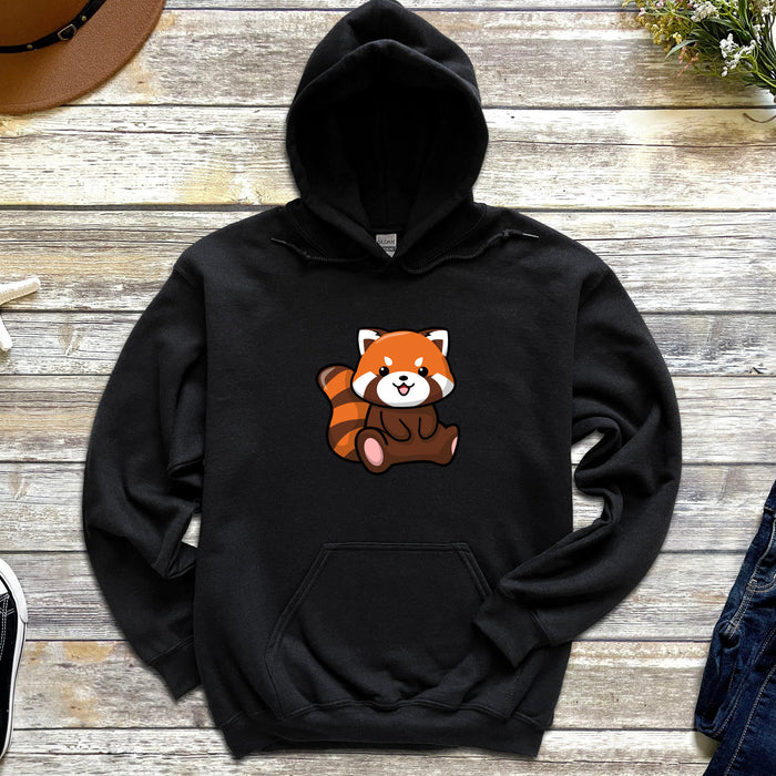 Red Panda Sitting Hoodie