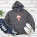 a grey sweatshirt with a sloth on it