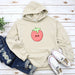a hoodie with a strawberry on it