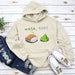a sweatshirt that says wasa bab? with sushi on it