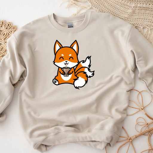 a sweatshirt with a picture of a fox on it